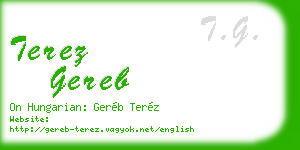 terez gereb business card